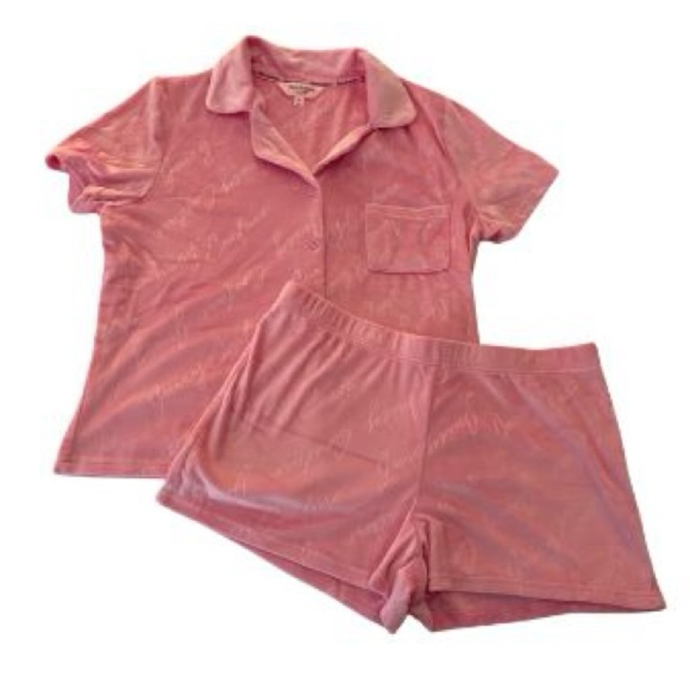 Juicy Coutour Velour Shorts Pajama Set